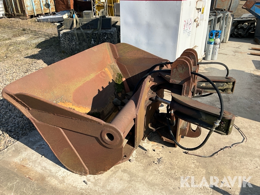 Släntskopa B20 fäste