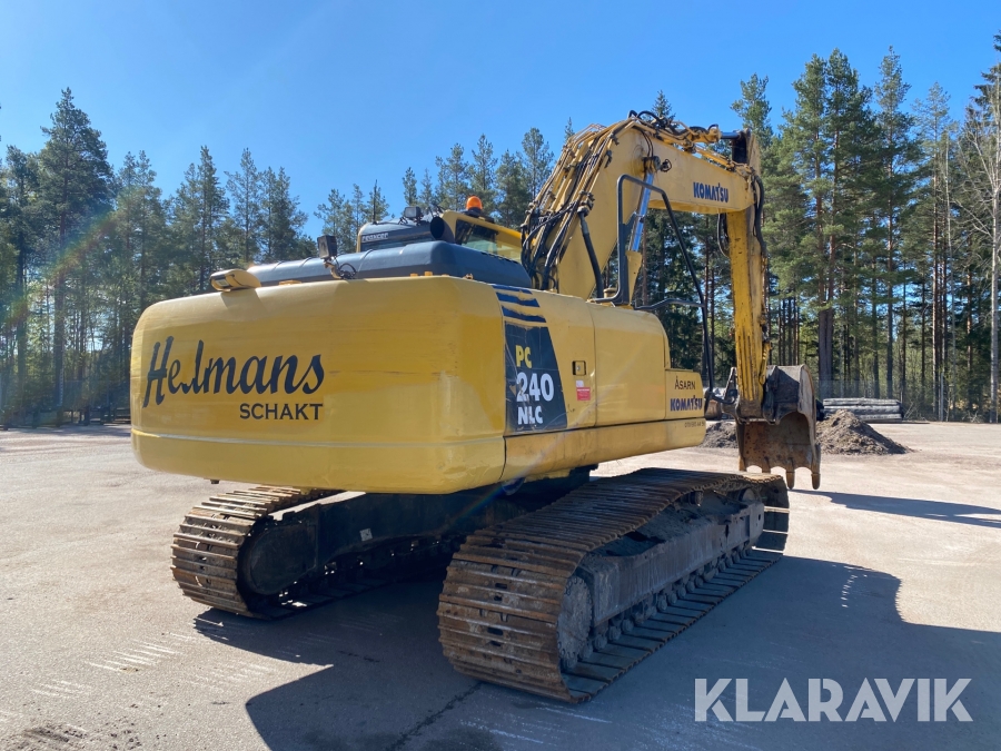 Grävmaskin Komatsu Pc240 Nlc 8 Hofors Klaravik Auktioner 2582