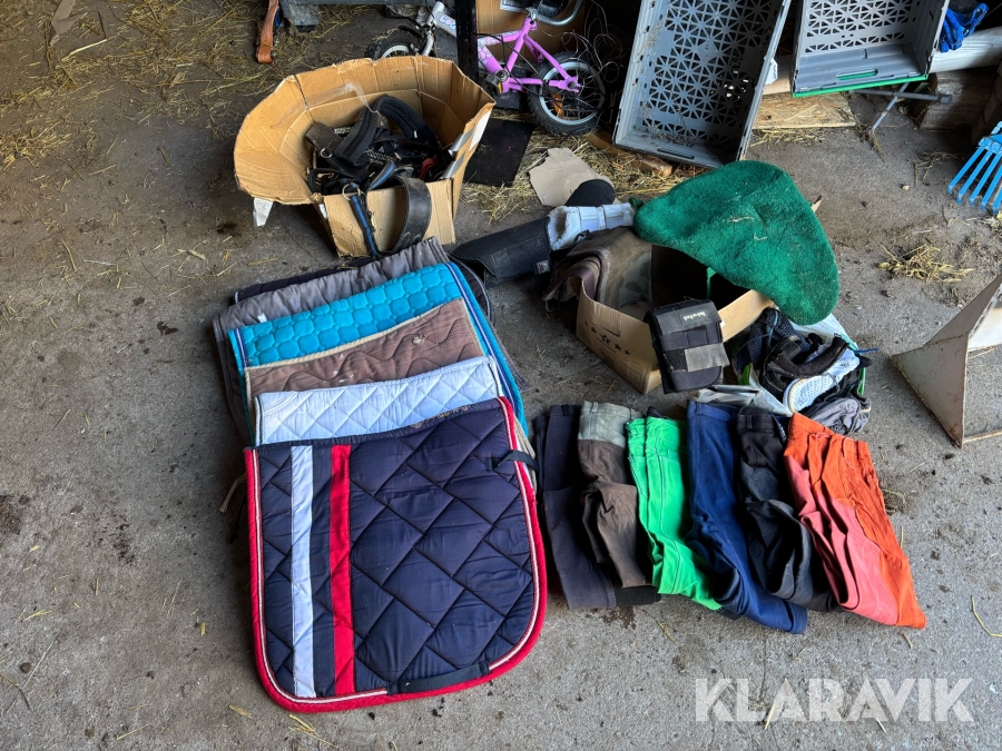 Diverse hästtillbehör