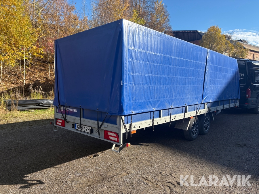 Personbilssläp / skåpsläp JP Trailer HB6220