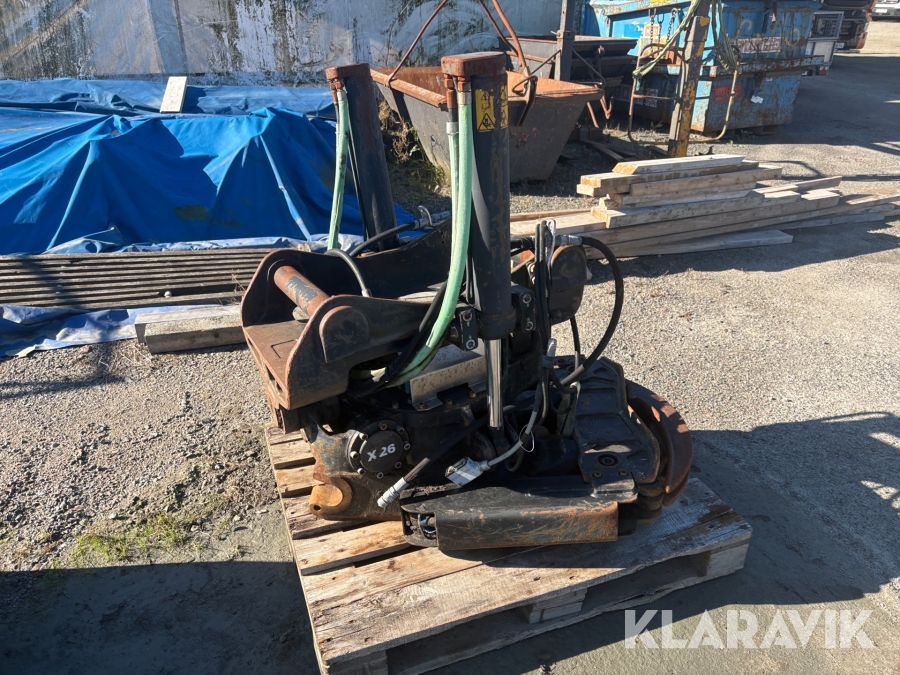Tiltrotator Steelwrist X 26 S70 med gripkassett