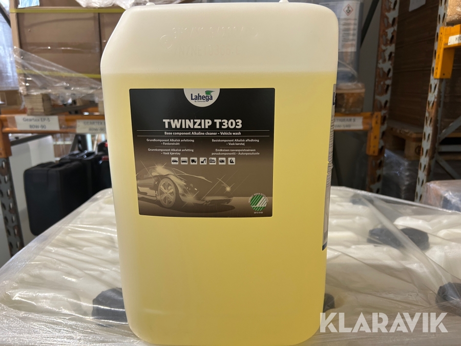 Alkaliskavfettning 12 st Twinzip T303 Lahega
