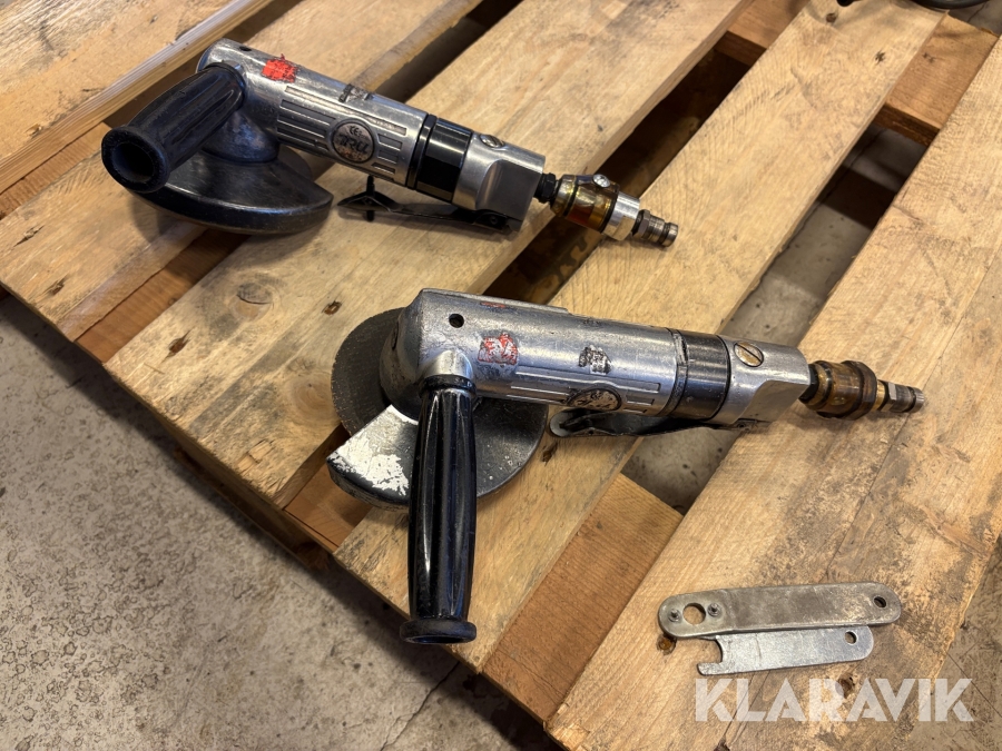 Tryckluftsverktyg TRU vinkelslip, 2st