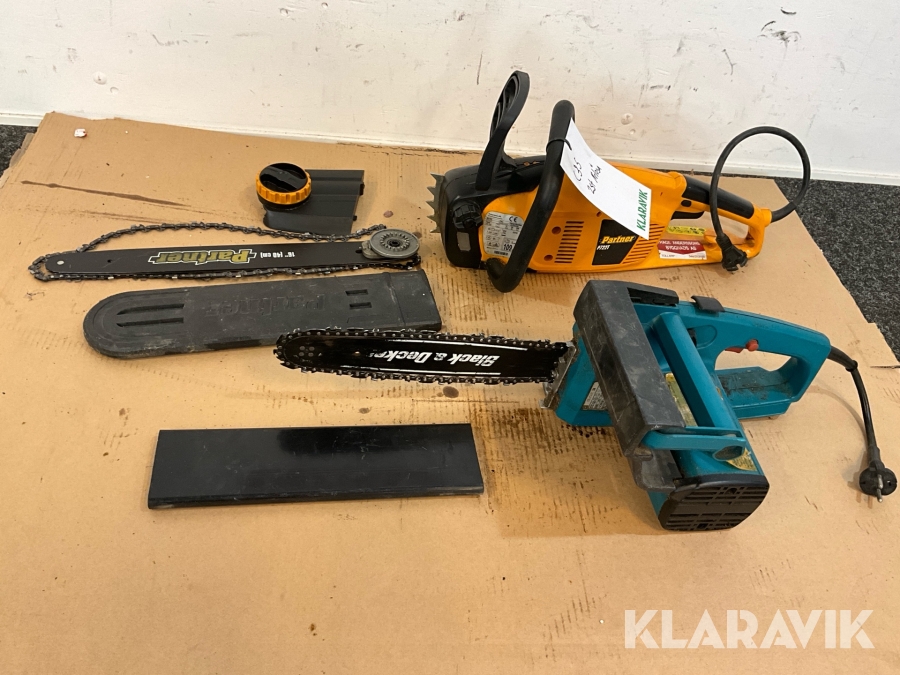 Kedjesåg 2st Huskvarna, Black & Decker P722T, DN 402B