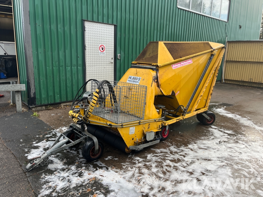 Lövuppsamlare Dalums Mekaniska HL500-S Hudrauldriven Högtippande
