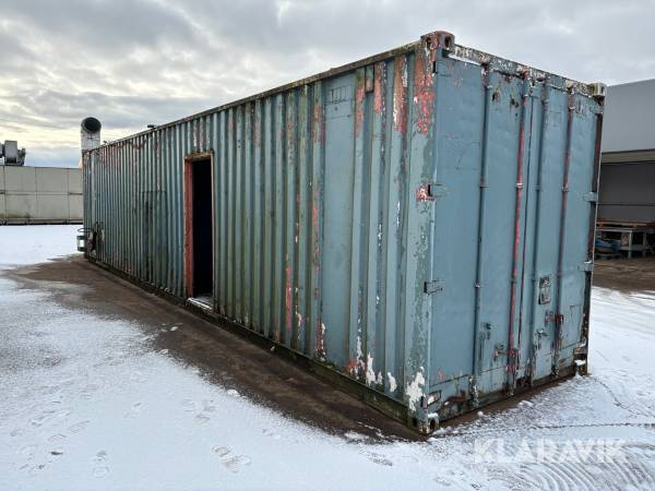 Kompressorcontainer 40 fot med 2 st kompressorer och tillbehör