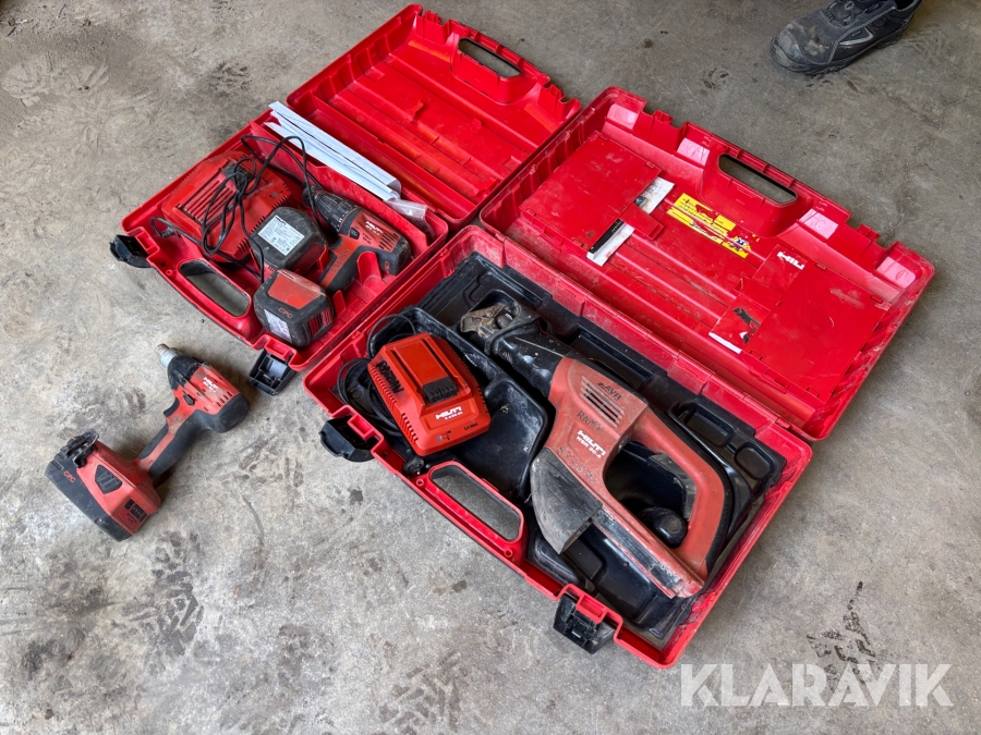 Tigersåg och 2st skruvdragare Hilti WSR 36-A