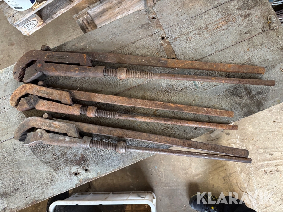 Rörtänger Bahco 3st