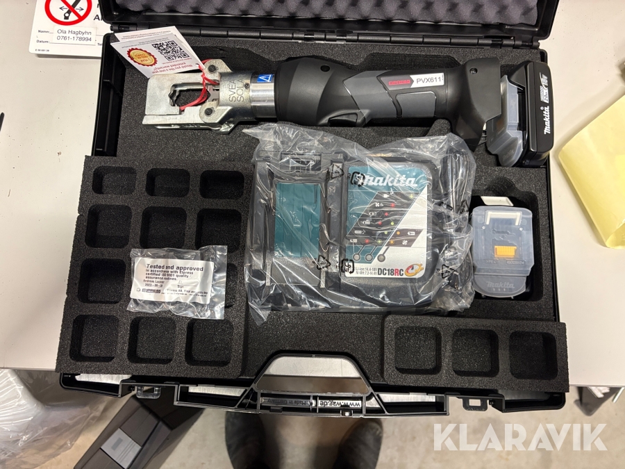 Elektrisk kabelpress Elpress PVX611