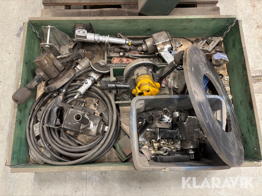 Diverse luftdrivna handverktyg