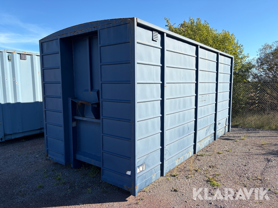 Lastväxlarcontainer med tak