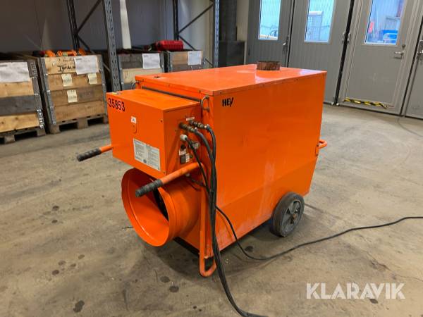 Luftvärmare värmeväxlare olja 50 kw Heylo K 50