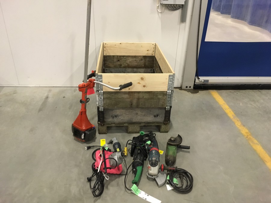 MURBRUKSBLANDARE EL, NIBBLINGSMASKIN EL, 3 ST KAP-/VINKELSLIPMASKIN EL, RÖJSÅG BENSIN