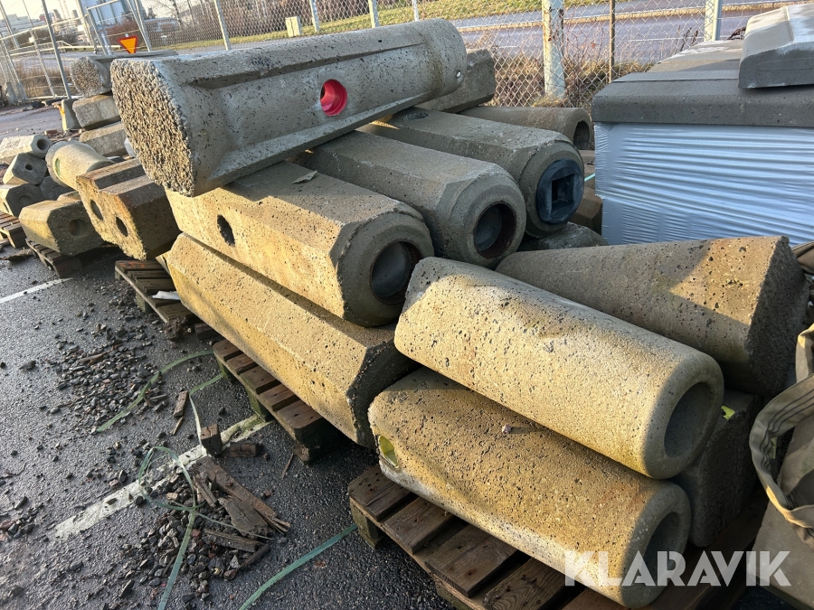 Lyktstolpsfundament ca 28 st