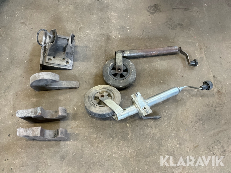 Svetsfäste Stora BM och stödben och dragbygel