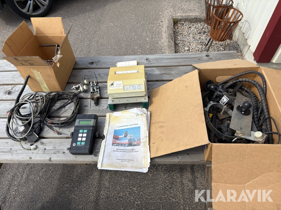 Våg / Skrivare till hjullastare Lundaman Classic