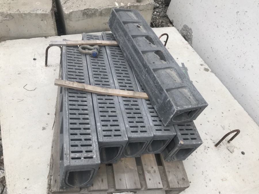 Dräneringsränna 6 st (Aco Drain PD 100)