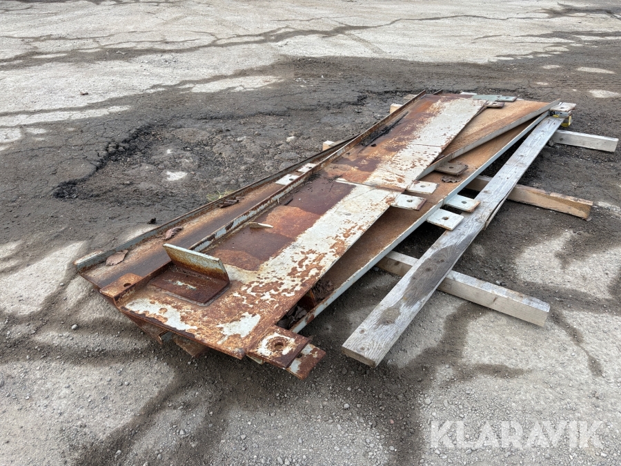 Styrskenor för container