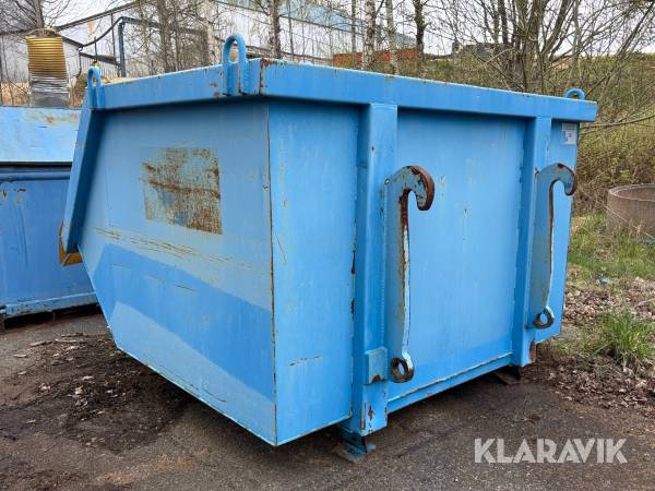 Container med Stora BM fäste Lt Container 3,5 kubik