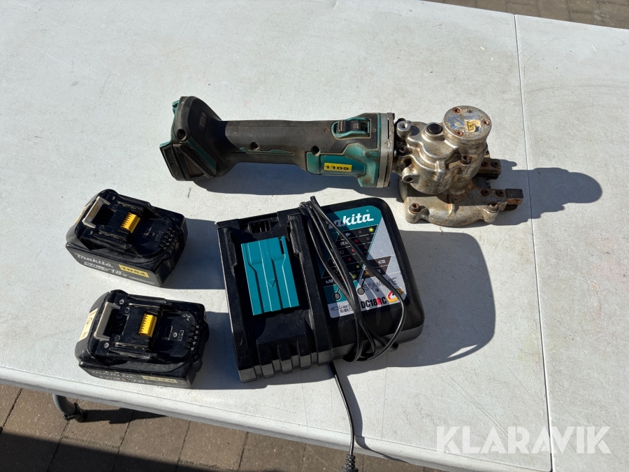 Armeringskap Makita DSC250 med batteri