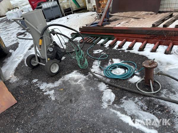 Blästermaskin Clemco med kompressor Atlas XAS 90