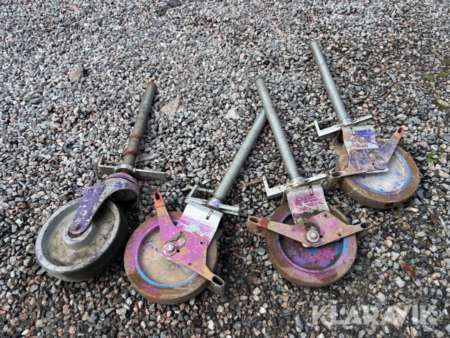 Hjul till haki ställning 4 st