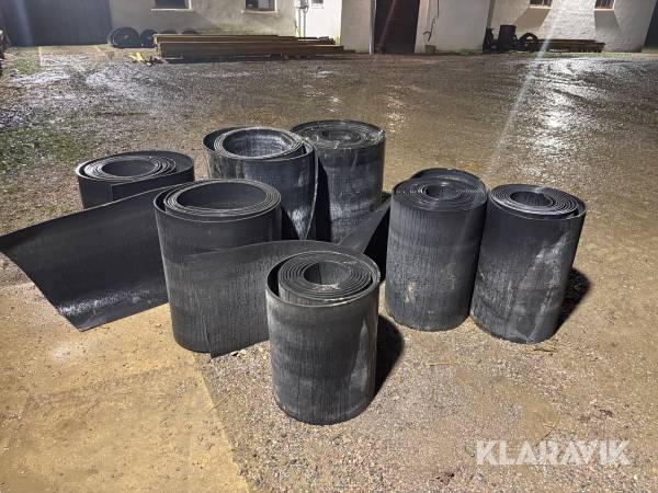 Gummimattor / transportband 7 st