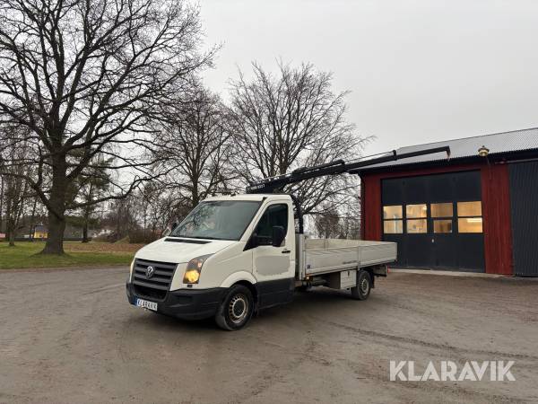 Pickup Volkswagen Crafter med Hiab kran