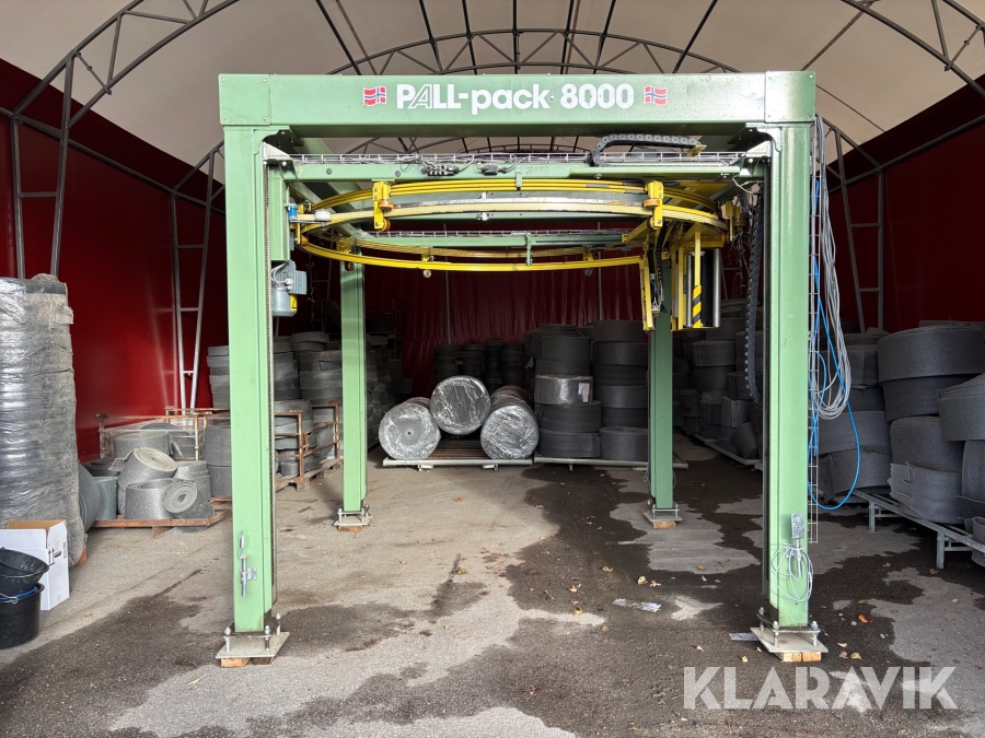 Sträckfilmsmaskin/Inplastare Ito Pall-pack 8000 automatisk ringroterande