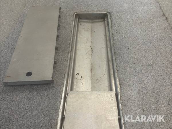 Golvränna ACO Rostfri 4 st