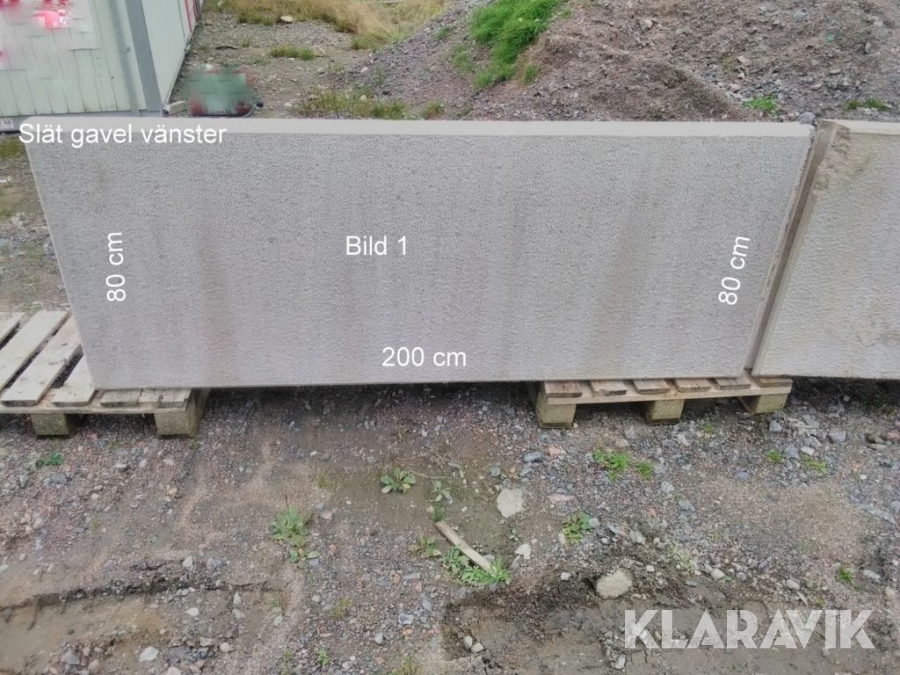 Betongstöd / L-stöd 9,3 m