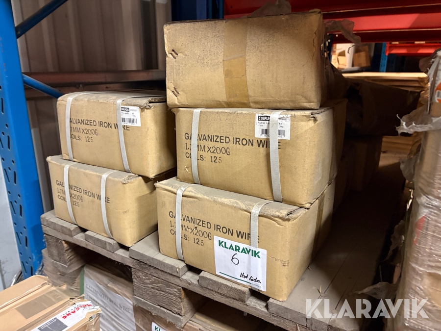 Najtråd Galvaniserad 1,7mm 1st pall