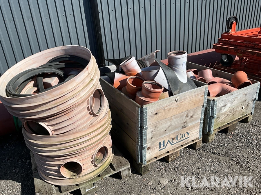 VVS rördelar 3st pallar