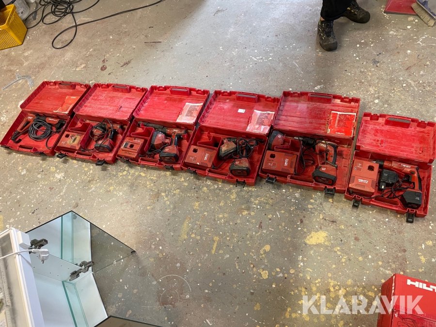 Diverse elhandverktyg