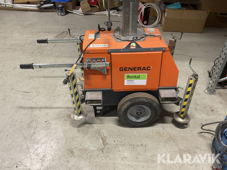 Belysningsmast Generac Tower Light LED-lampor