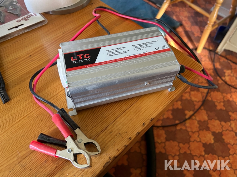 Omvandlare LTC TE-24-300 24 volt till 230 VAC