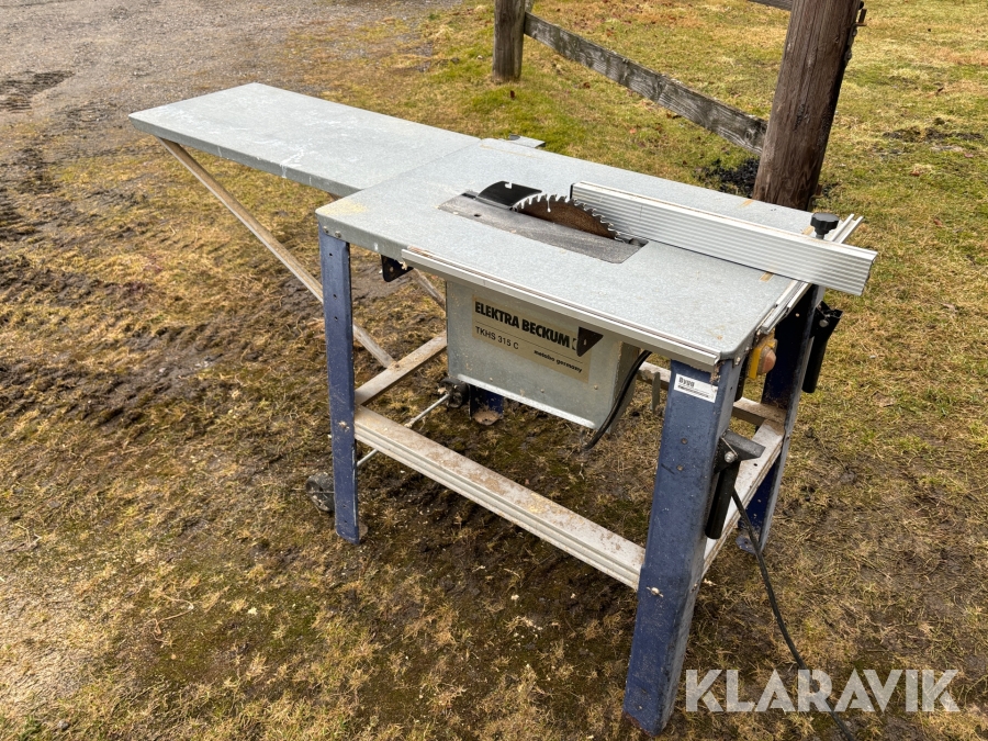 Klyvsåg Elektra Beckum TKHS 315 c på hjul