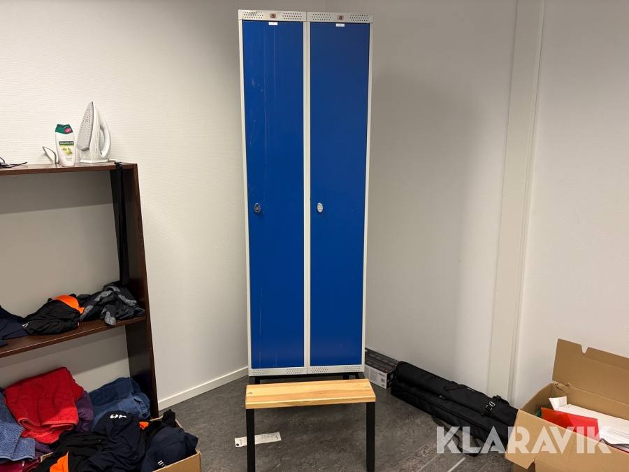 Omklädningsskåp AJ 2st