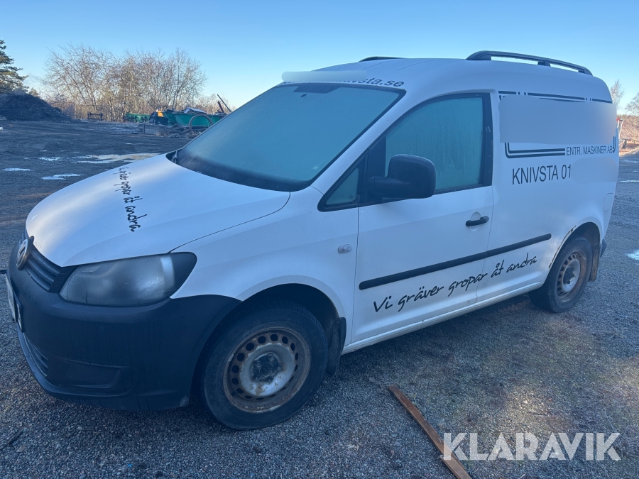 Skåpbil Volkswagen Caddy 1.6 TDI delvis verkstadsinredning