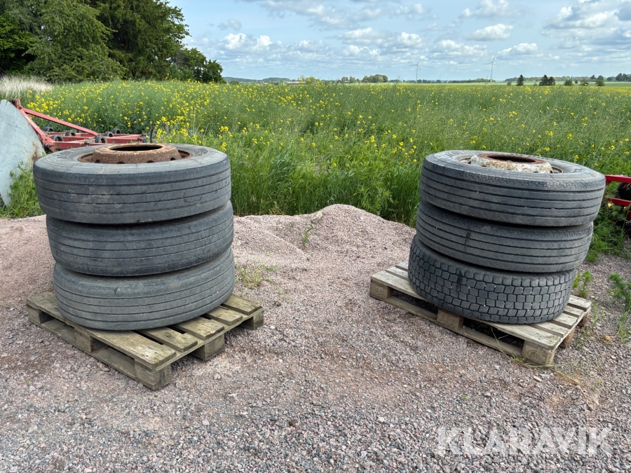 Lastbilsdäck Aeolus 295/80R22.5 6st