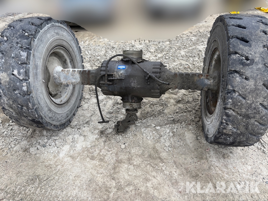 Bakaxel med däck Spincer