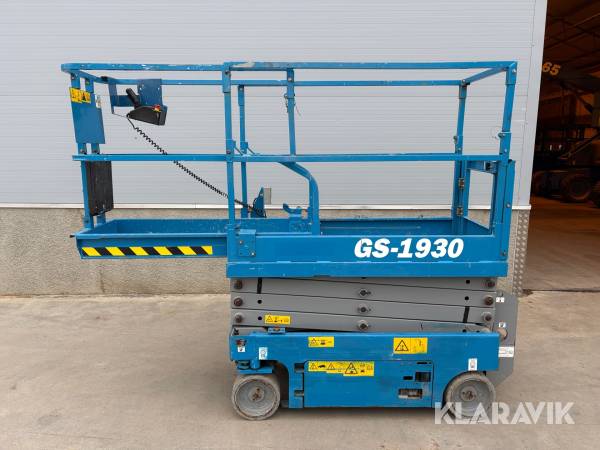 Saxlift Genie GS-1930 nya batterier