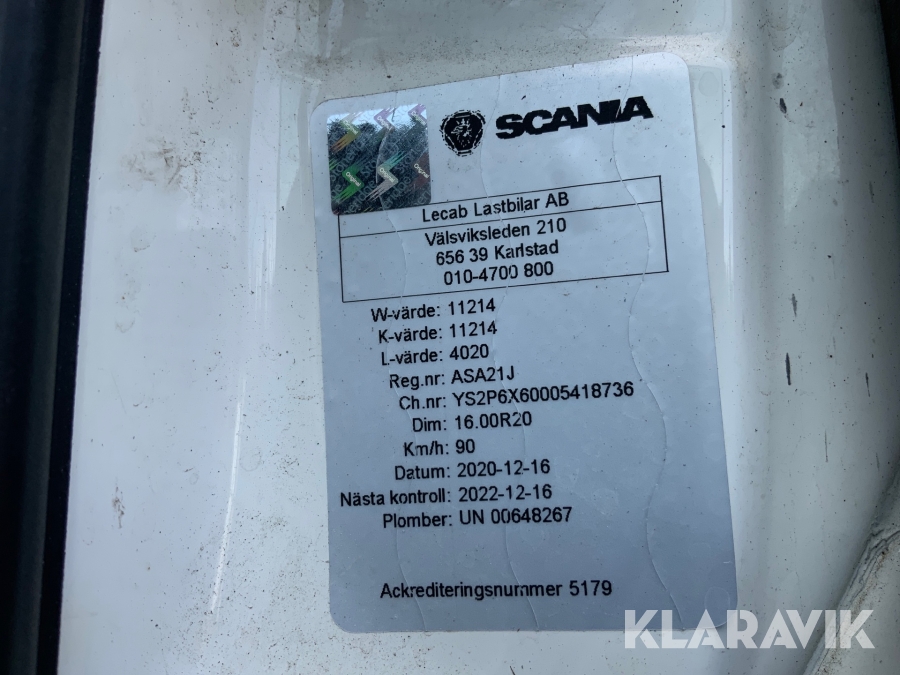 Lastbil Scania P450 CB6X6HHZ