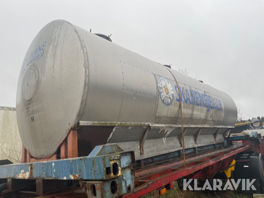 Rostfri tank Wedholms 10 m3