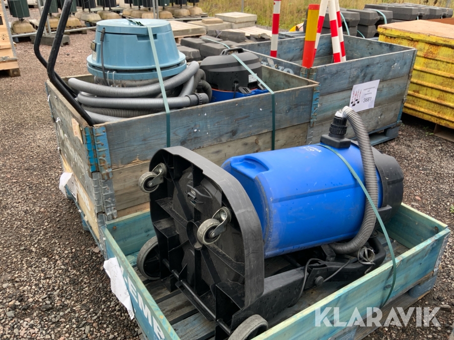 Industridammsugare Nilfisk/Pullman/Kärcher 4st