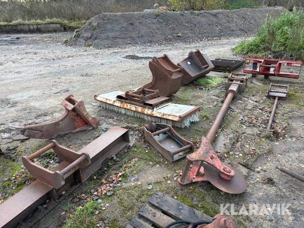 Skopor / Redskap 11 st S45