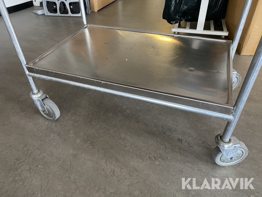 Rostfria vagnar 4 st