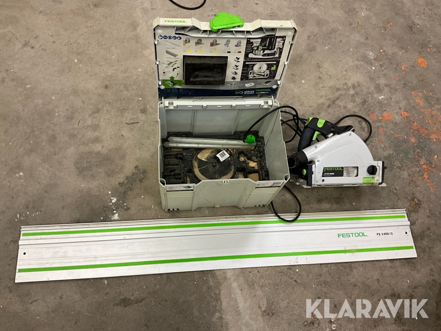Sänksåg Festool TS 55 REBQ-Plus inklusive skena