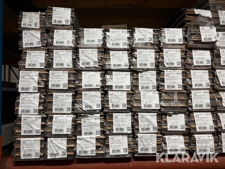 Innerpanel slätspont betsad Norrlands Trä