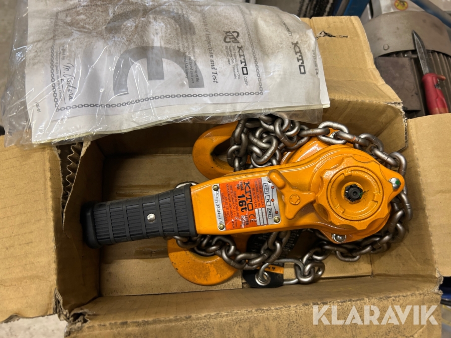 Lyftblock KITO 1.6 Ton